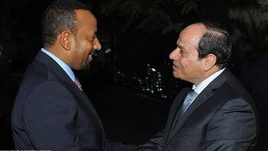 الرئيسان المصري والأثيوبي