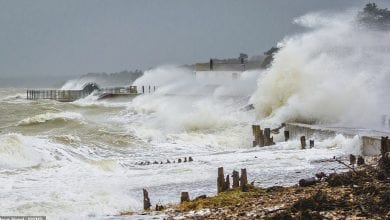 La tempête Dennis