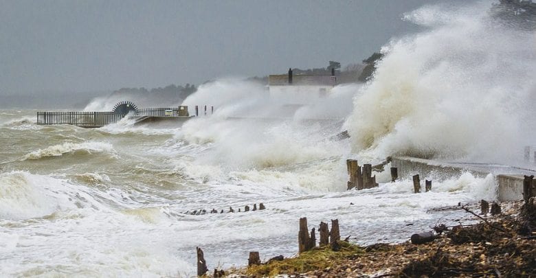 La tempête Dennis