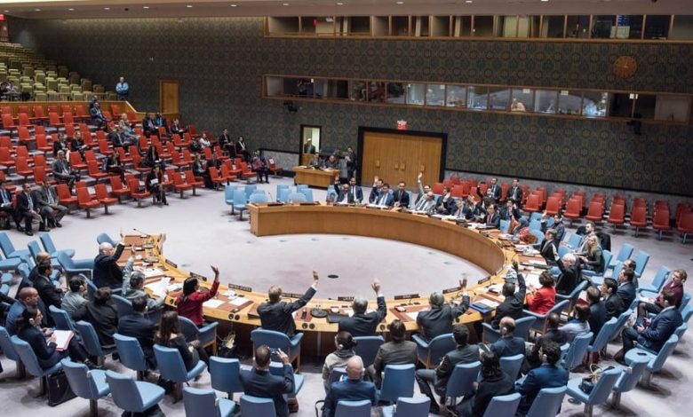 Le Conseil de sécurité de l'ONU