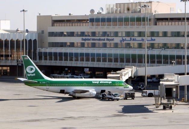 l'aéroport de Bagdad