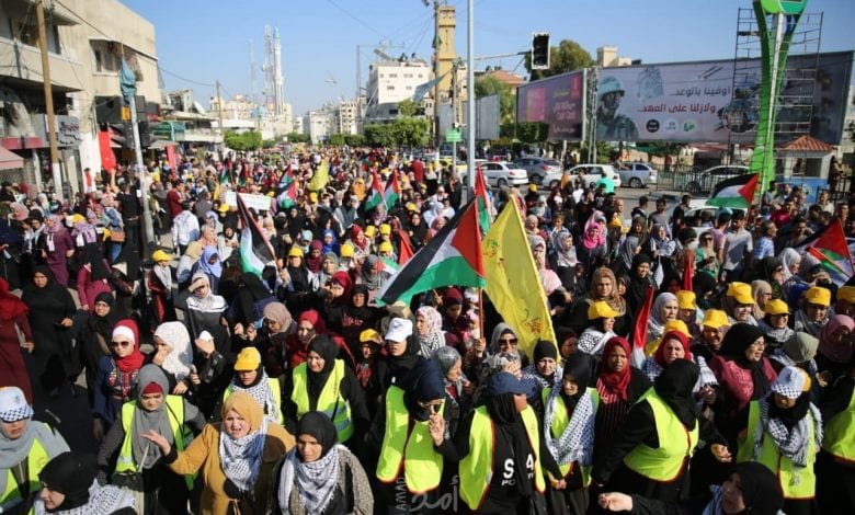 مظاهرات غضب في غزة