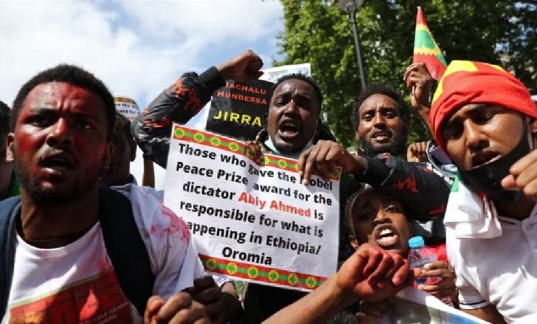 الاحتجاجات في إثيوبيا
