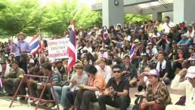 manifestants thaïlandais