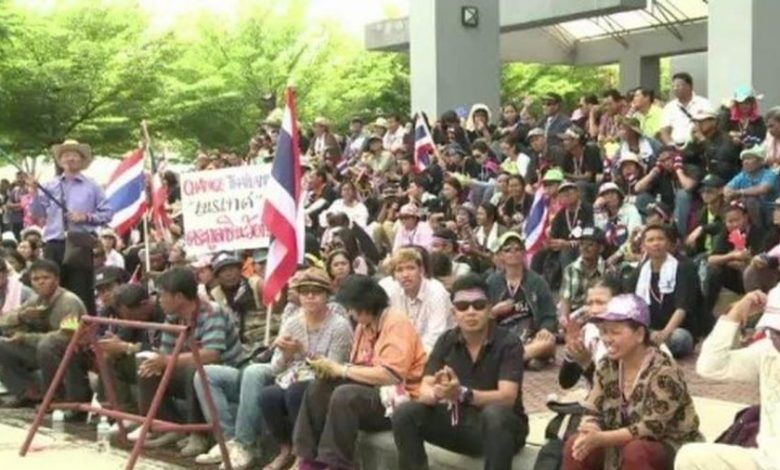manifestants thaïlandais