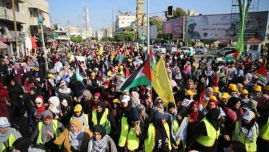 مظاهرات غضب في غزة