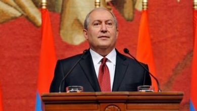 الرئيس الأرميني أرمين سركيسيان