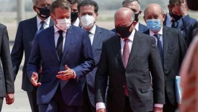 Emmanuel Macron en Irak