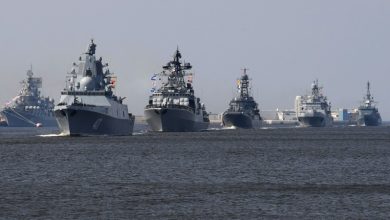 مناورات بحرية مصرية روسية البحر الأسود