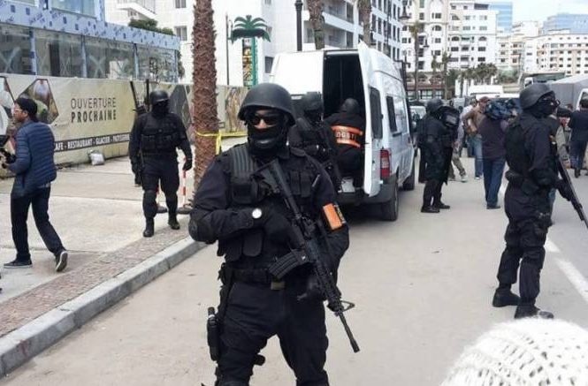 La police marocaine