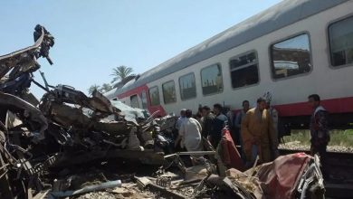 Égypte La collision de deux trains