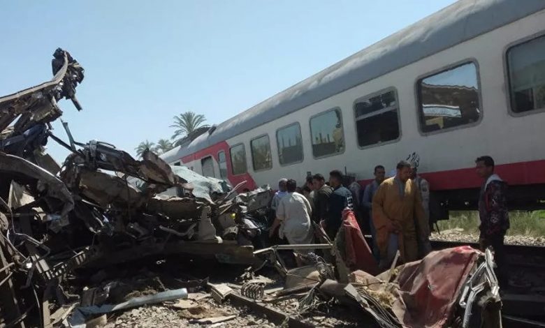 Égypte La collision de deux trains