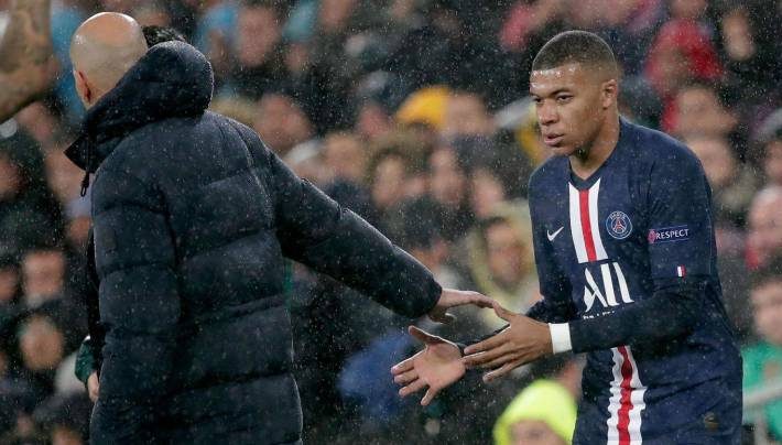 Zinedine Zidane Kylian Mbappé