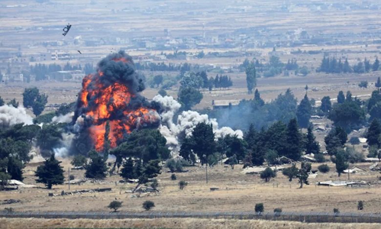 هجوم إسرائيلي بالصواريخ على مواقع سورية