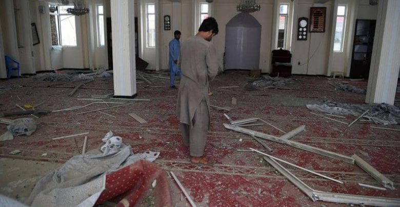 Afghanistan explosion mosquée