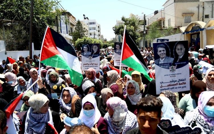 احتجاجات فلسطينية