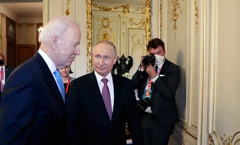 Joe Biden et Vladimir Poutine