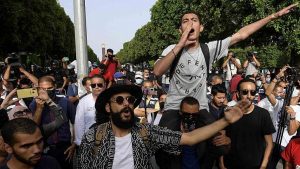 مظاهرات غاضبة ضد حركة النهضة الإخونجية في عدة مدن تونسية