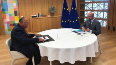 سامح شكري- شارل ميشيل