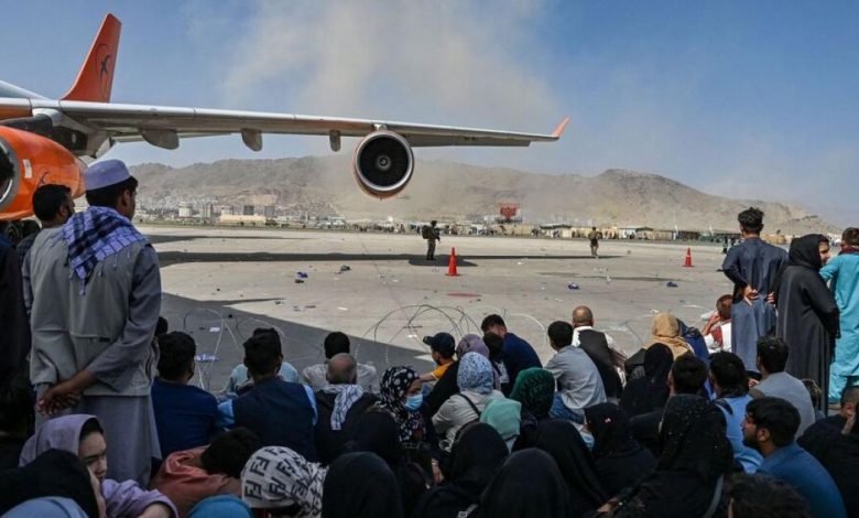 l'aéroport de Kaboul