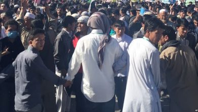 مظاهرات ضد طالبان