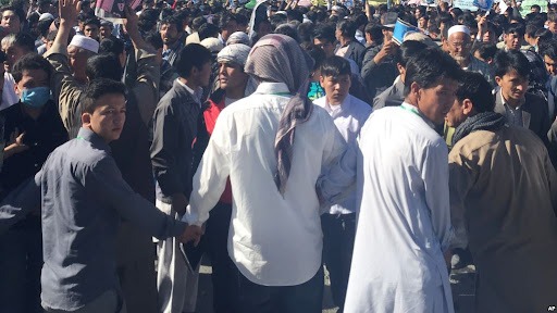 مظاهرات ضد طالبان