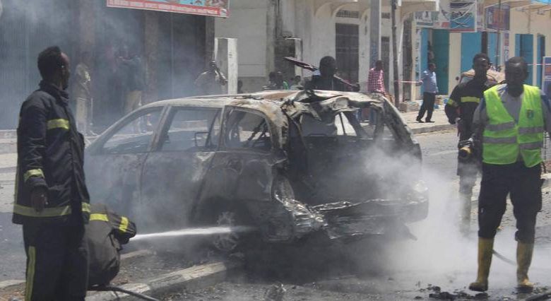 Mogadiscio attentat à la voiture piégée