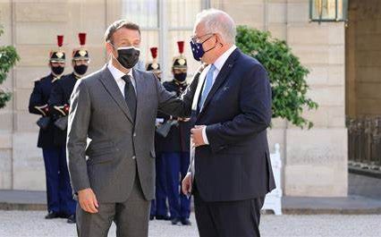 Macron Scott Morrison