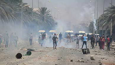 احتجاجات في مدينة عقارب