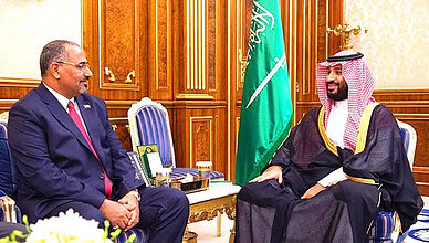 محمد بن سلمان وعيدروس الزبيدي