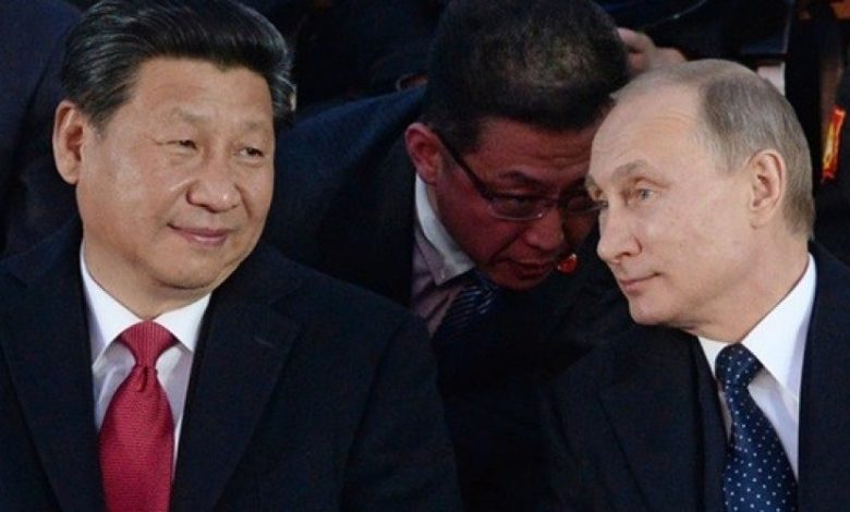 Les présidents russe et chinois