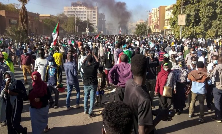 manifestant Soudan