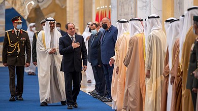 زيارة السيسي لدولة الإمارات