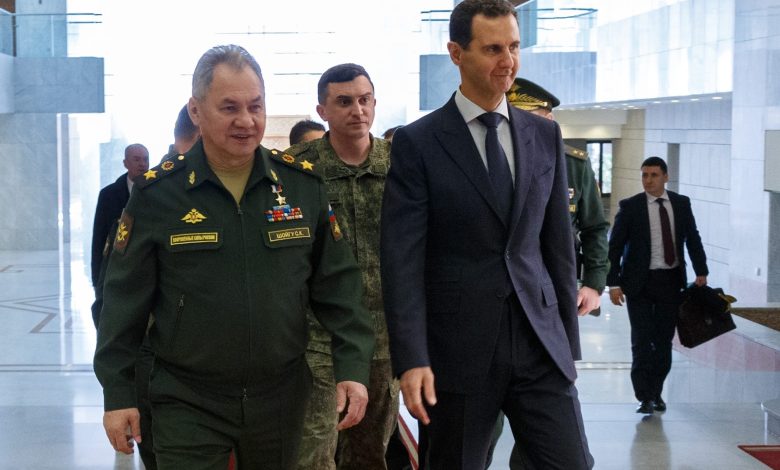 Al-Assad le ministre russe de la Défense