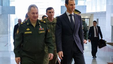 الأسد مع وزير الدفاع الروسي في دمشق