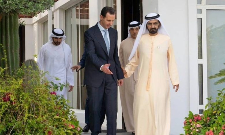 Bachar al-Assad Émirats arabes unis