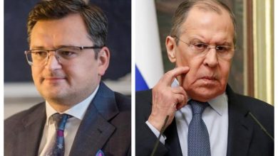 وزيرا خارجية روسيا وأكرانيا