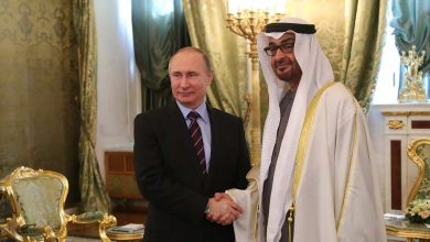 Putin and Bin Zayed