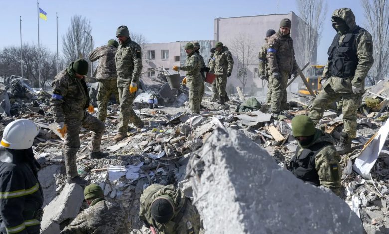 ثكنة للجيش الأوكراني