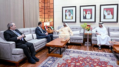 زيارة الأسد للإمارات