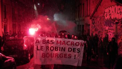 مظاهرات في فرنسا ضد فوز ماكرون بولاية ثانية