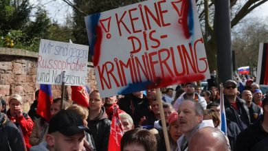 Manifestations prorusses en Allemagne