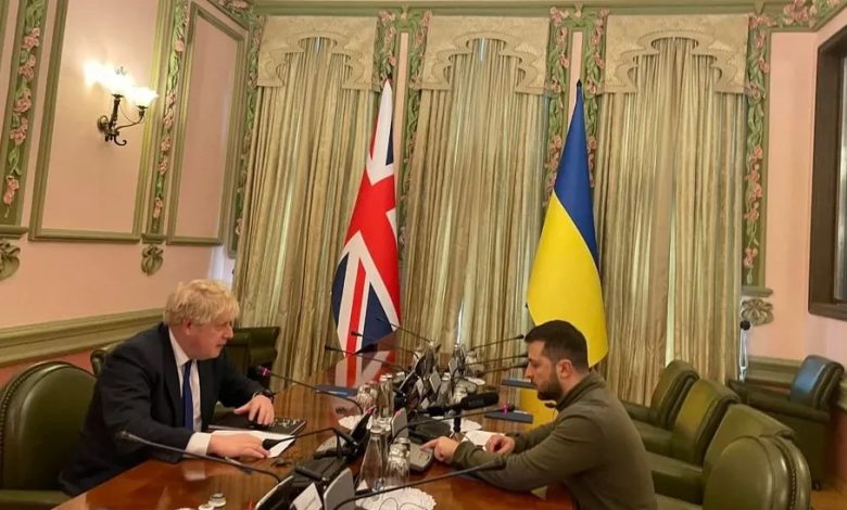 Boris Johnson Kiev