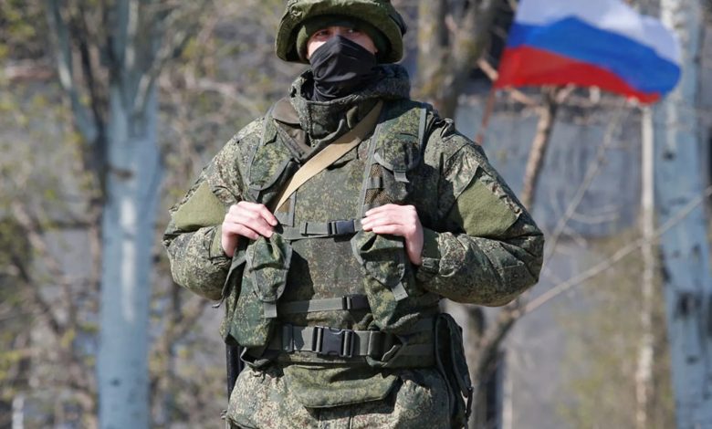 Les forces russes Marioupol