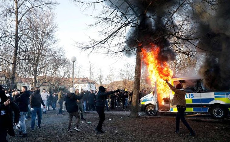 Suède Manifestations