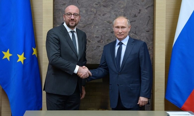 Vladimir Poutine Charles Michel Ukraine