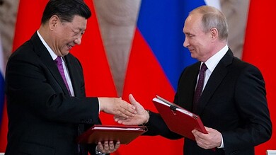 الرئيسان الروسي والصيني