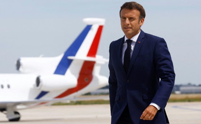 Emmanuel Macron Roumanie