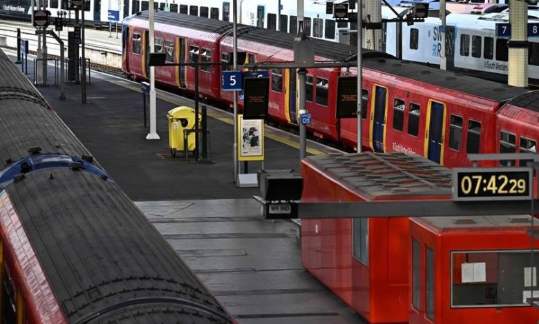 Le Royaume-Uni une grève secteur ferroviaire