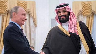 الأمير محمد بن سلمان مع الرئيس بوتين